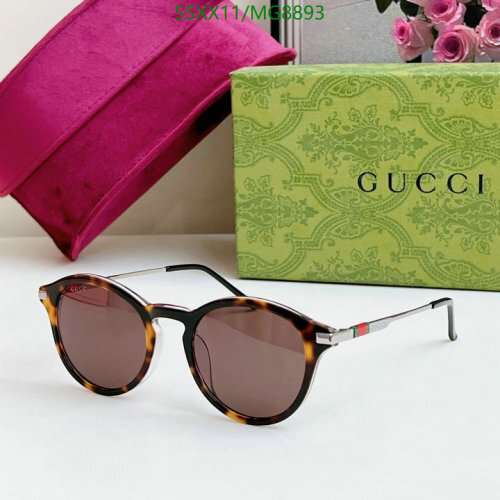 Gucci Round Frame Sunglasses Tortoiseshell, MG8893 - 49-22-145