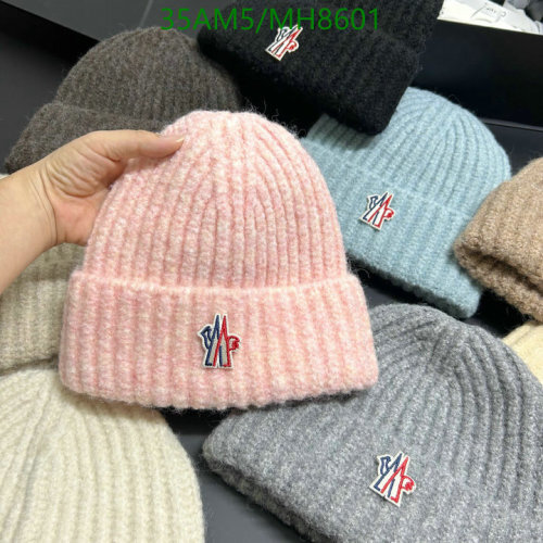 Moncler Ribbed Knit Beanie Hat with Logo Patch - Warm and Stylish