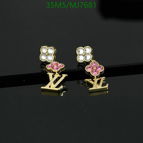 Louis Vuitton Gold-Tone & Crystal Drop Earrings, Stylish Jewelry