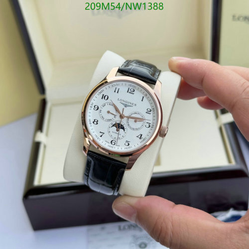 Longines Watch, 40mm Stainless Steel, Automatic Movement - Model NW1388