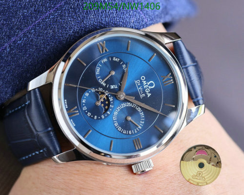 Omega De Ville Blue Dial Stainless Steel Automatic Men's Watch NW1406, 40 mm