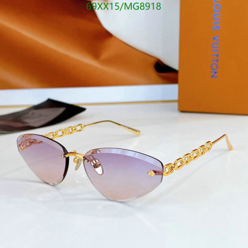 Louis Vuitton Women's Cat Eye Sunglasses MG8918 with Chain Detail 4 Louis Vuitton Women's Cat Eye Sunglasses MG8918 with Chain Detail