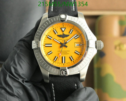 Breitling Avenger Automatic 43mm Men's Watch - Stainless Steel & Yellow Dial