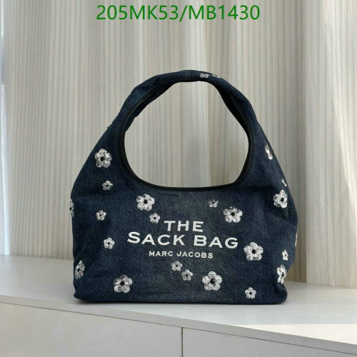 Marc Jacobs The Sack Bag Denim and Leather Hobo Bag, 39 x 25 x 20cm
