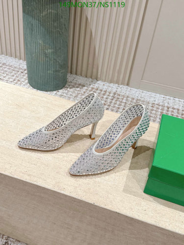 BV Women's Silver Pointed-Toe Stiletto Heels - Sheepskin & Leather, EU 35-42