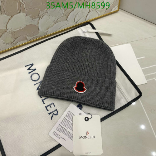 Moncler Wool Beanie Hat with Logo Patch - Warm and Stylish Winter Hat