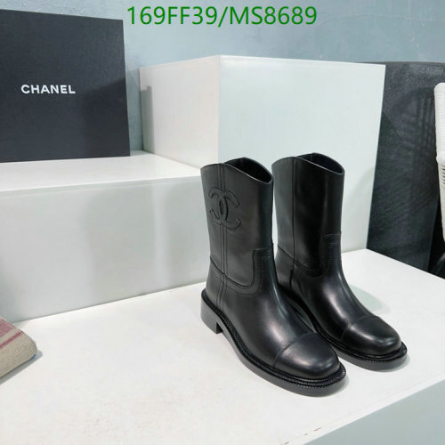 Elegant Chanel Black Leather Ankle Boots for Women - EU35-41, 4cm Heel