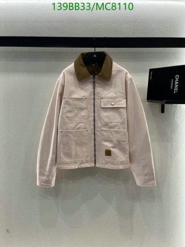 Stylish Chanel Jacket in Pink Cotton - Sizes S, M, L. Perfect for Any Occasion