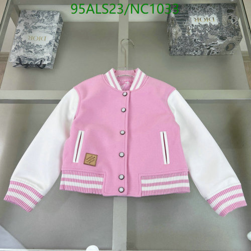 Louis Vuitton Kids Pink Varsity Jacket, Size 100-150, Stylish Outerwear