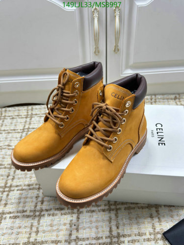 Celine Leather Ankle Boots for Women, Lace-Up Style, Cowhide Material 5 Celine Men's Cowhide Leather Ankle Boots - Comfortable & Stylish