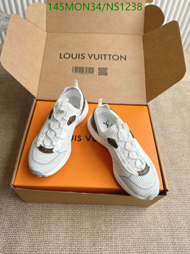 Louis Vuitton Women's White Mesh Runner Sneakers - Size EU35-45