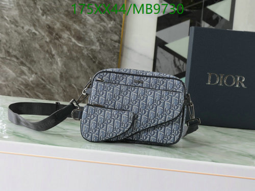 Dior Saddle Bag Blue Oblique Jacquard, 23 x 16 x 6 cm, Model 276