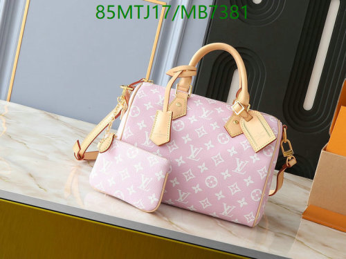 Louis Vuitton Speedy Bandouliere 25 Pink Monogram Canvas Crossbody Bag