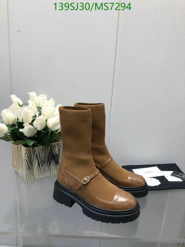 Chanel Women's Brown Lambskin & Patent Leather Ankle Boots - Size EU35-41