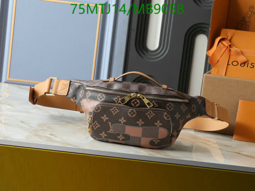 Louis Vuitton Bum Bag Damier Ebene Giant Waist Bag M15271