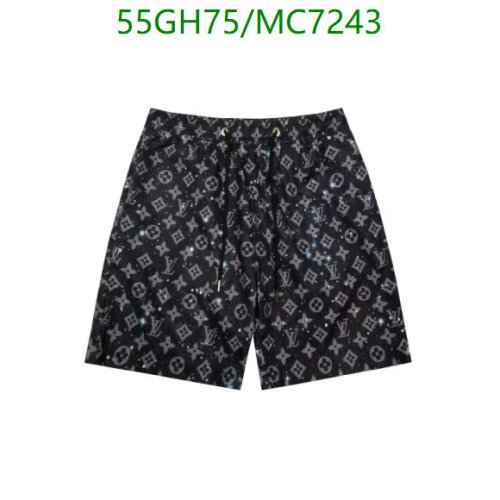 Louis Vuitton Men's Galaxy Print Cotton Shorts - Stylish & Comfortable