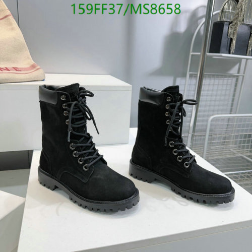 Stylish Unisex Lace-Up Ankle Boots - Cowhide Leather, EU35-45 - Black