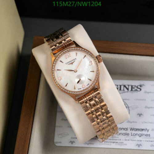 Longines Women's 32mm Rose Gold-Tone Stainless Steel Quartz Movement Watch