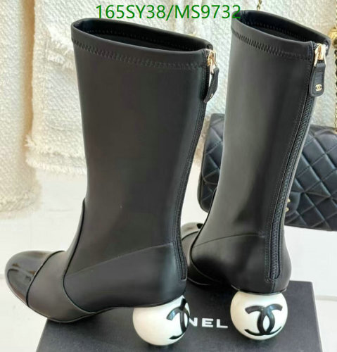 Chanel Women's Black Leather Ankle Boots with Ball Heel - EU34-EU41