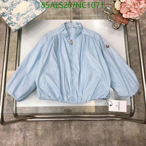 Moncler Kids' Light Blue Zip-Up Jacket - Sizes 110-150