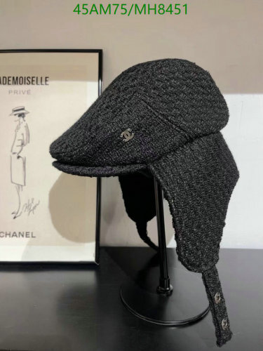 Chanel Wool Blend Hat Ear Flap Tweed Cap, Warm and Stylish, MH8451