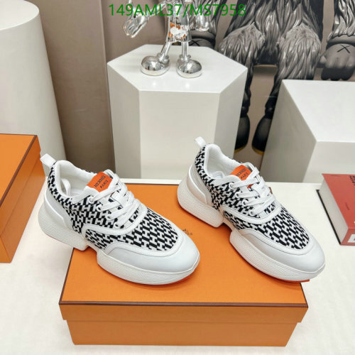 Hermès Men's Sneakers in Cowhide, Sheepskin, and Canvas - Unisex Style