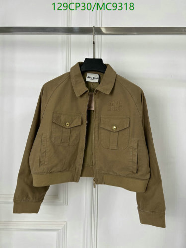 Miu Miu Women's Button Down Cropped Jacket - Stylish & Functional