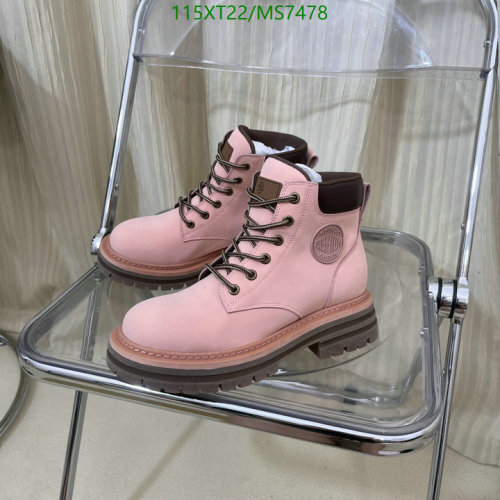 Stylish Pink Cowhide Leather Ankle Boots for Women | EU35-40
