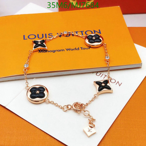 Louis Vuitton Monogram World Tour Bracelet Gold-tone Metal and Black Resin
