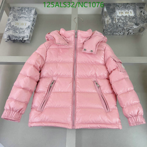 Moncler Kids Pink Down Padded Jacket - Warm and Stylish Outerwear