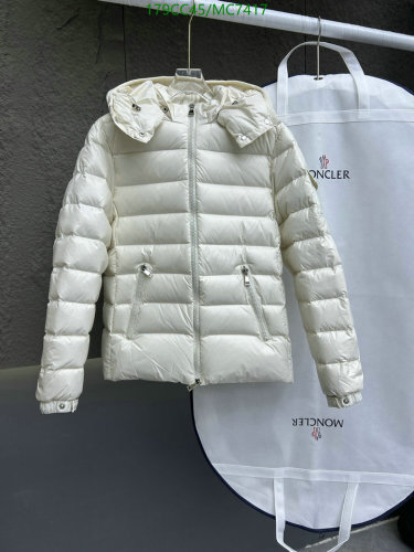 Moncler Women's White Down Padded Hooded Jacket - Warm & Stylish