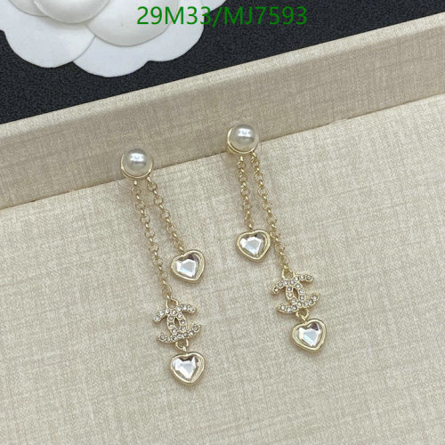 Elegant Gold-Tone Drop Earrings with Pearl and Heart Accents - Timeless Design