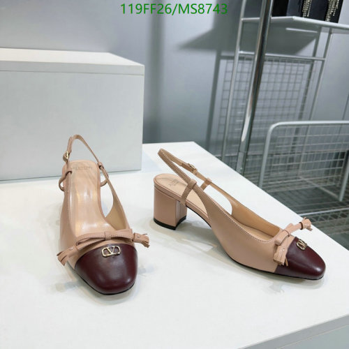 Valentino Women's Slingback Pumps with Bow Detail - Block Heel, Leather Sole