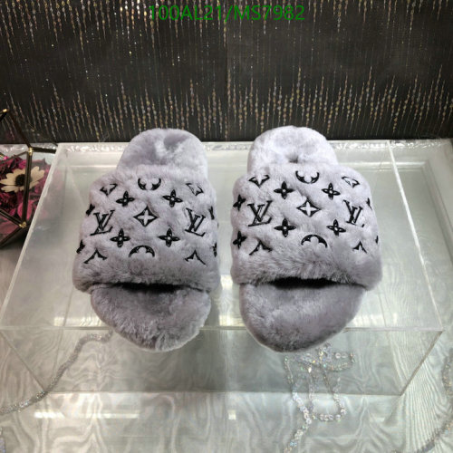 Louis Vuitton Women's Wool Slippers - Comfortable & Stylish, Sizes EU35-41
