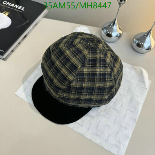Chanell Plaid Newsboy Cap, Stylish and Comfortable Hat for Women, MH8447