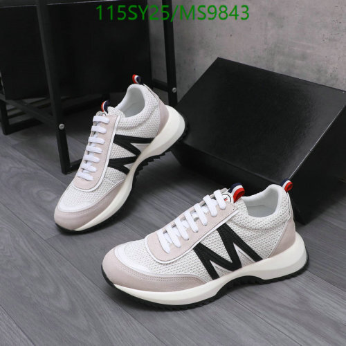 Moncler Men's White Sneakers with Signature 'M' Logo - EU38-45