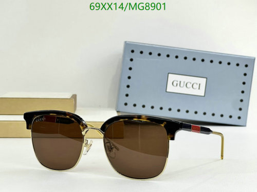 Gucci MG8901 Brown Lens Sunglasses, 57-19-150 - Stylish and Sophisticated