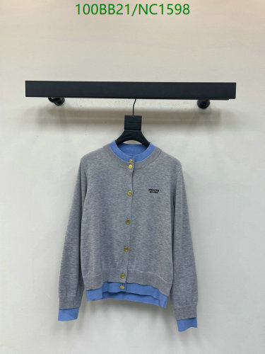 Prada Women's Wool Cardigan - Classic Style, Comfortable Fit, Sizes S-L