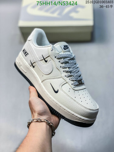 Nike Air Force 1 Low White/Black Casual Shoes - Unisex EU36-45