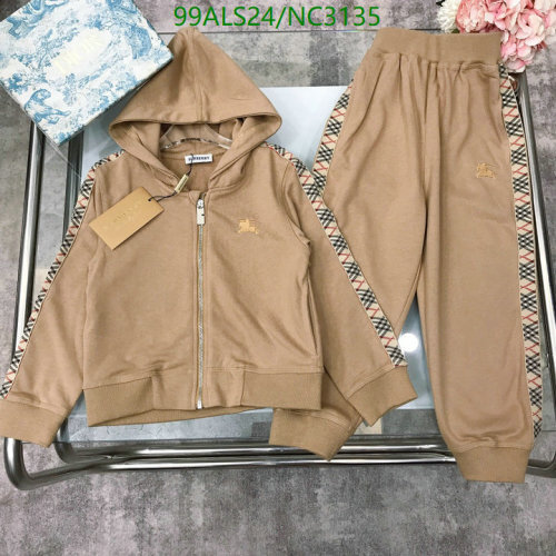 Burberry Kids Beige Cotton Tracksuit with Iconic Check Trim - Sizes 110-160 4 Burberry Kids Beige Cotton Tracksuit with Iconic Check Trim - Sizes 110-160