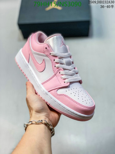 Air Jordan Women's Shoes - Pink and White Sneakers, Sizes EU36-40