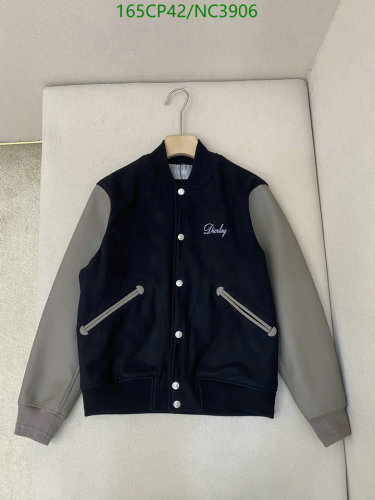 Diorr Varsity Jacket, Classic Style, Long Sleeves, Snap Button Closure - Size 46-52