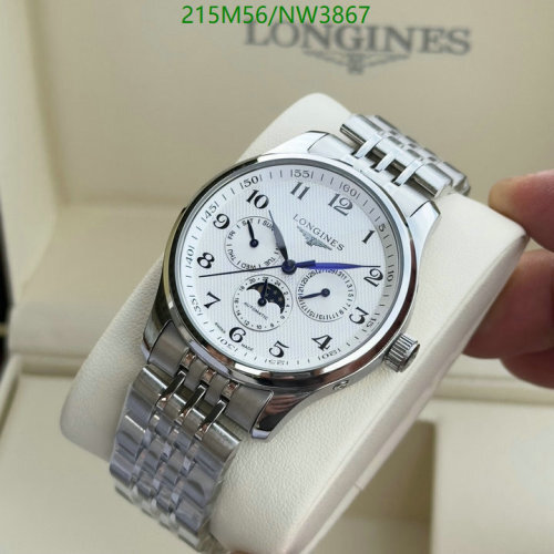 Longines Men's Watch with Stainless Steel Band and Automatic Movement, 40mm