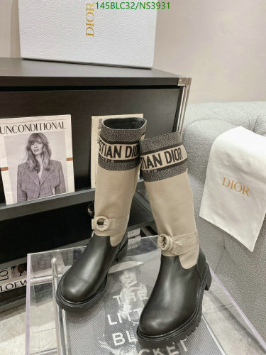 Christian Dior Women's Black Cowhide Leather Boots - EU35-41