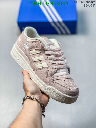 Adidas Women's Forum Low Top Sneakers - Pink/White, EU 36-40