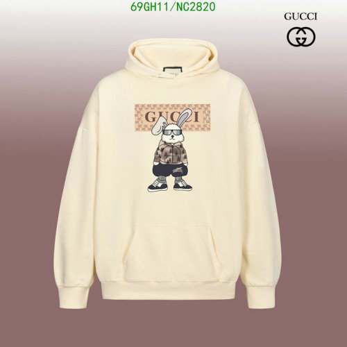 Gucci Cotton Hoodie with Rabbit Graphic - Stylish and Comfortable, Sizes XS-XL