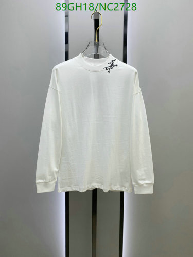 Arc'teryx Men's Long Sleeve Cotton T-Shirt Casual Style - White, Sizes M-3XL