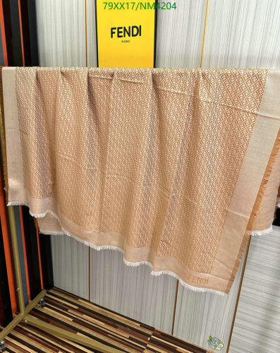 Fendi Cashmere Scarf, 140x140cm - Iconic Style and Luxurious Comfort