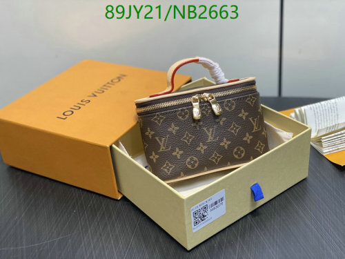 Louis Vuitton Monogram Vanity PM Bag Coated Canvas, 13.5 x 11.5 x 3.5cm