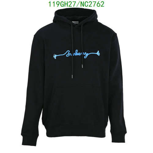 Burberry Cotton Hoodie with Signature Logo, Casual Style, Street Fashion